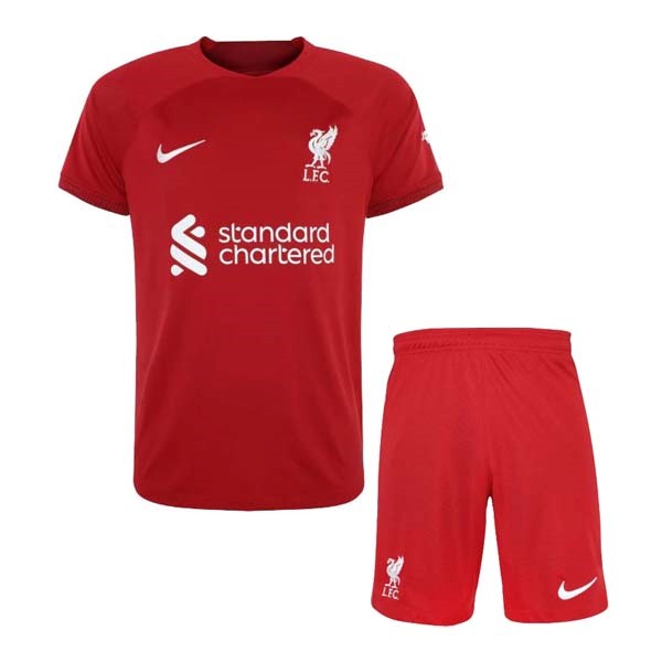 Camiseta Liverpool Replica Primera Ropa Niños 2022/23